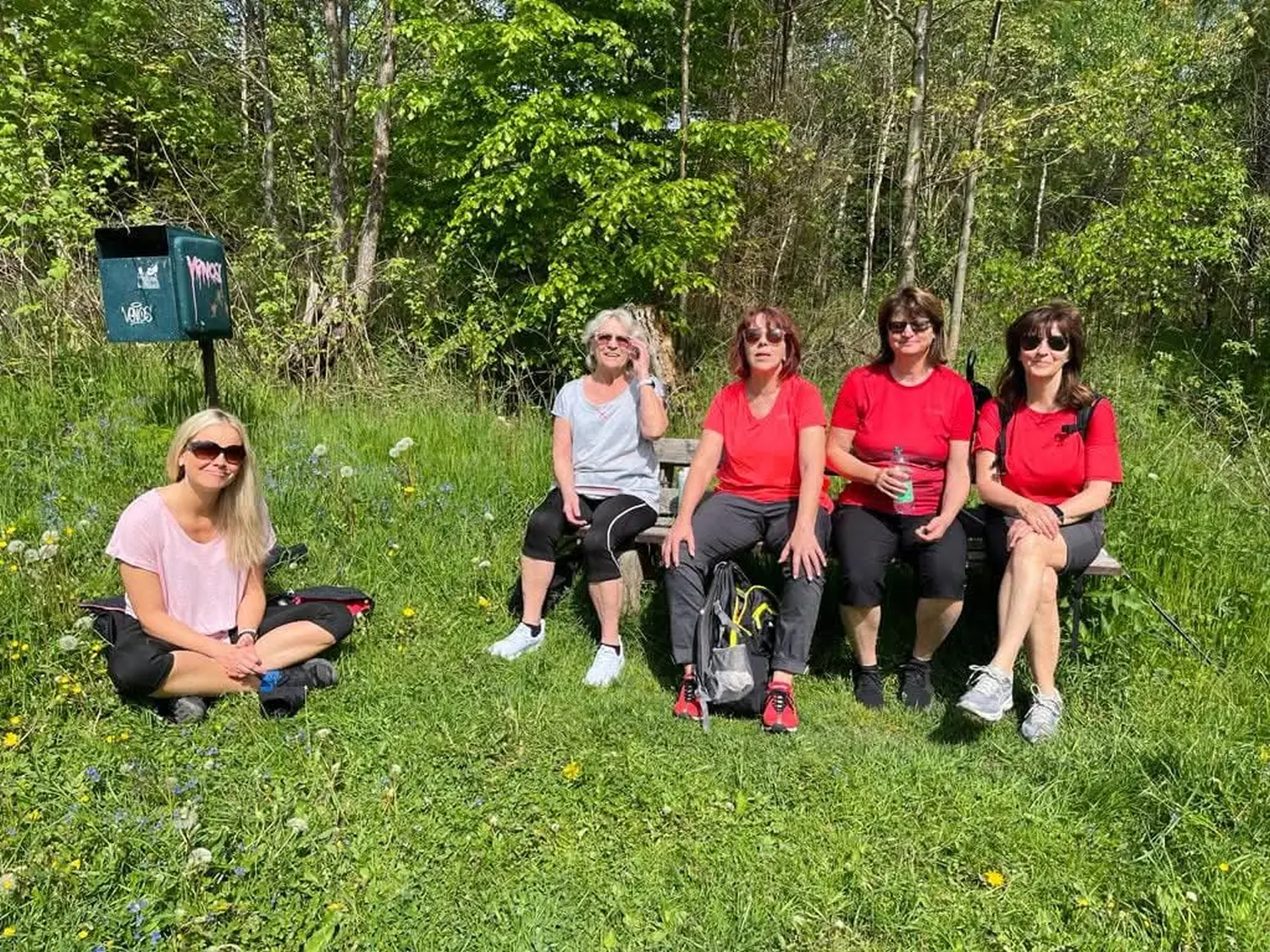 Bewegung an frischer Waldluft 
